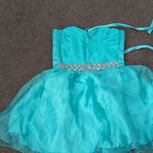Elegant Turquoise Dress